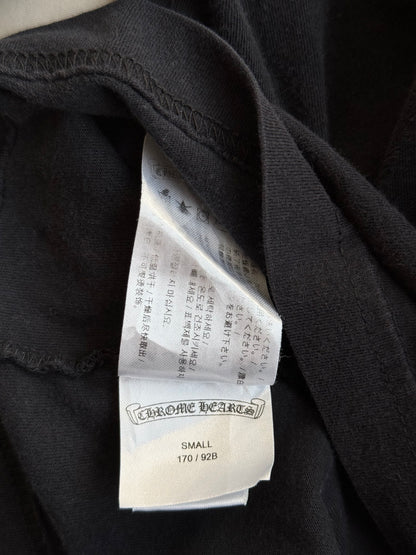 Chrome Hearts St. Barth Exclusive Black & White Scroll Logo T-Shirt