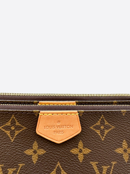 Louis Vuitton Khaki Brown Monogram Multi Pochette