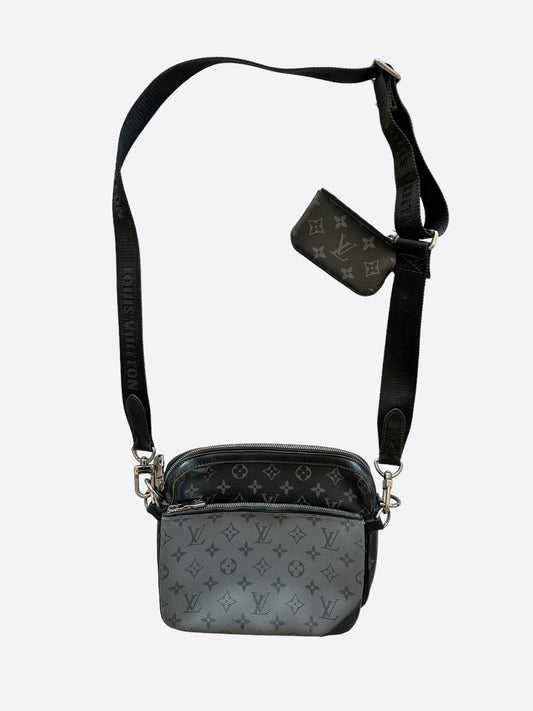 Louis Vuitton Reverse Monogram Eclipse Trio Messenger Bag