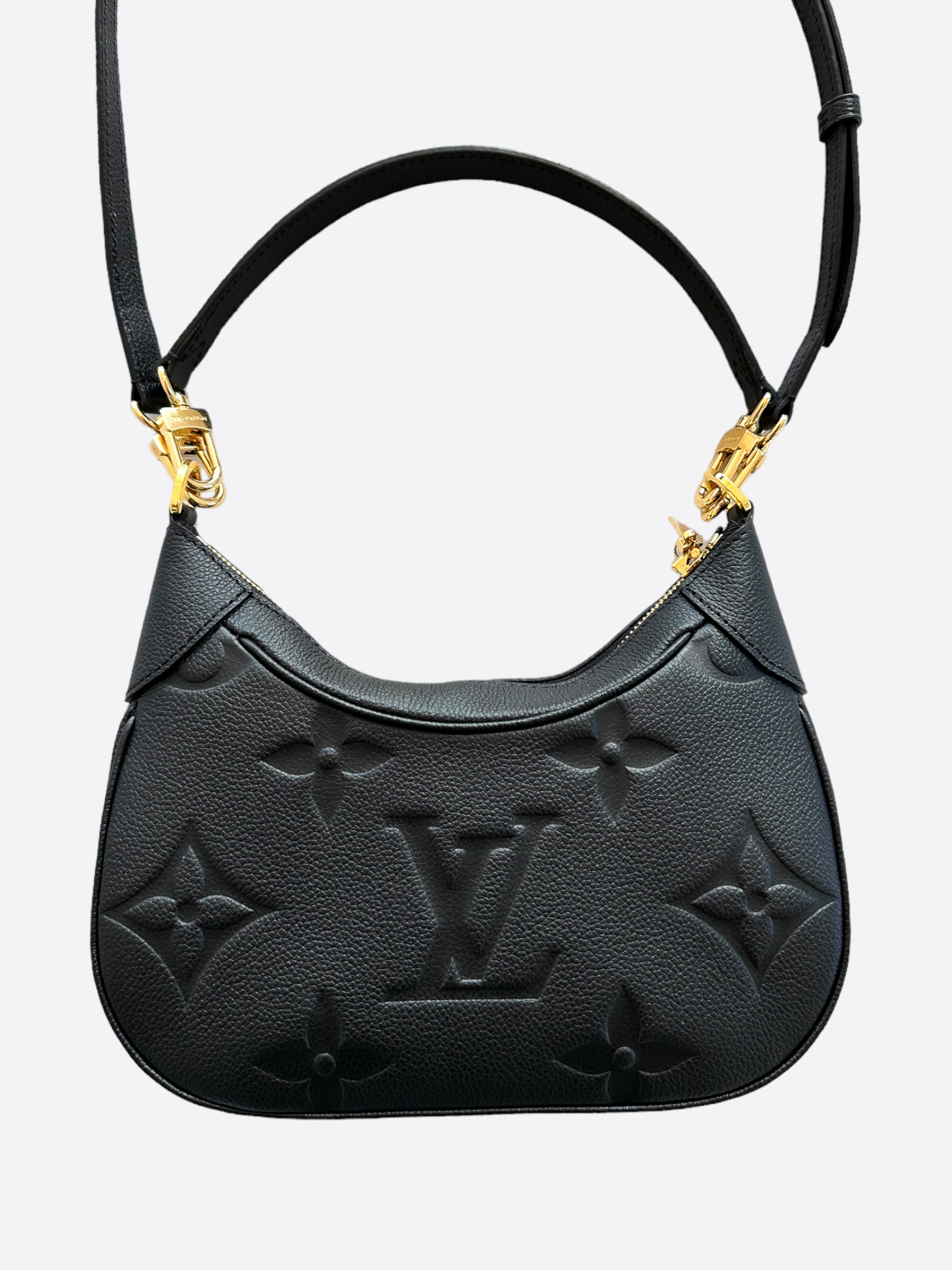 Louis Vuitton Monogram Empreinte Bagatelle Bag, Black
