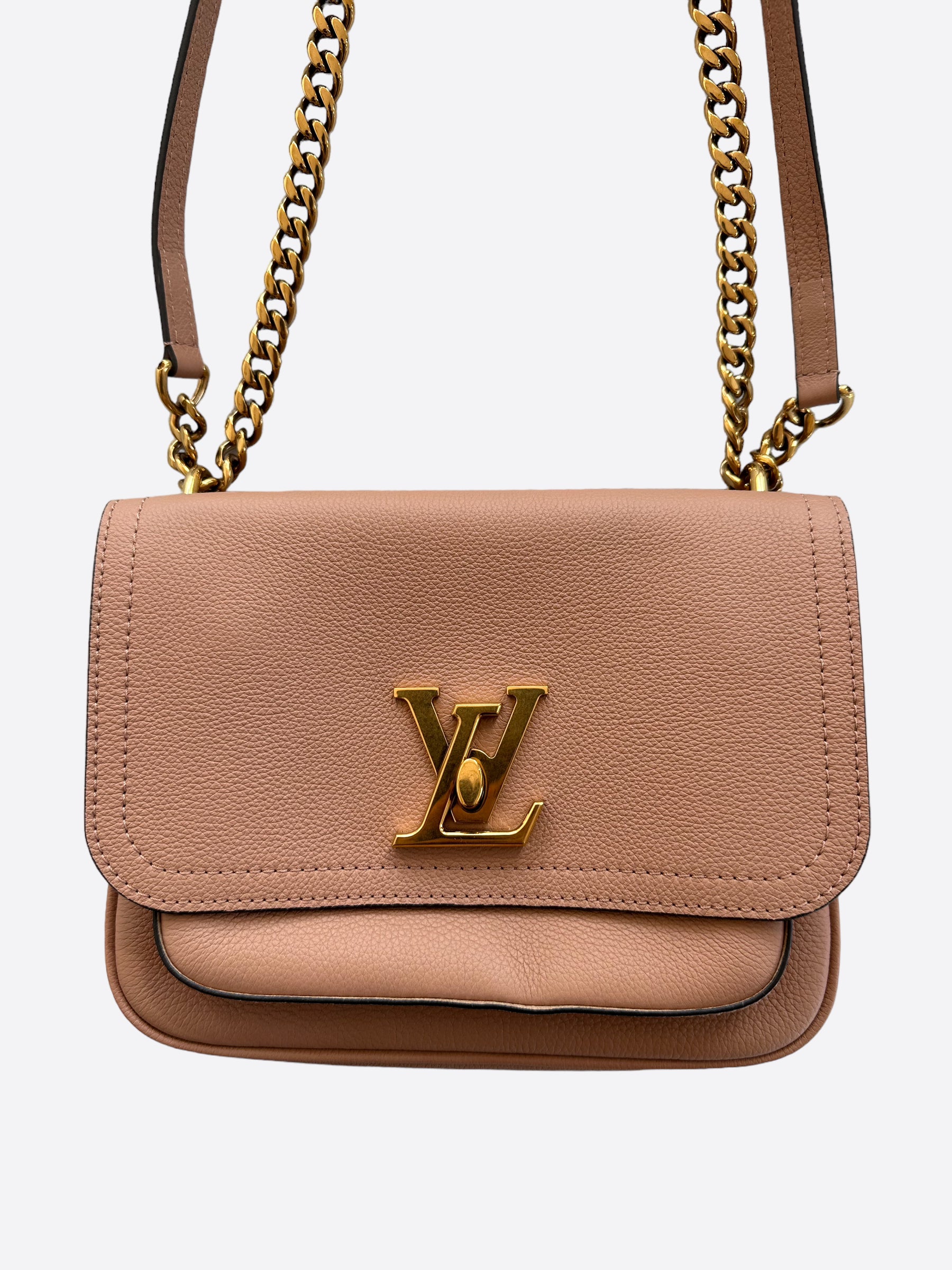 Louis Vuitton Lockme Chain Bag, Black, One Size