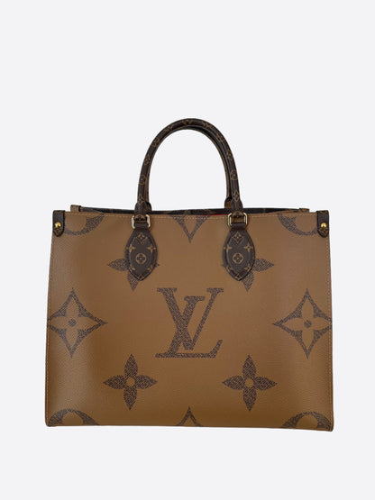 Louis Vuitton Brown Reverse Monogram On The Go MM