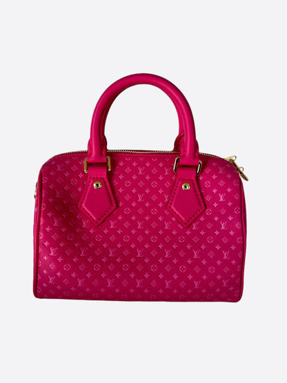 Louis Vuitton Pink Mini Monogram Leather Speedy 20