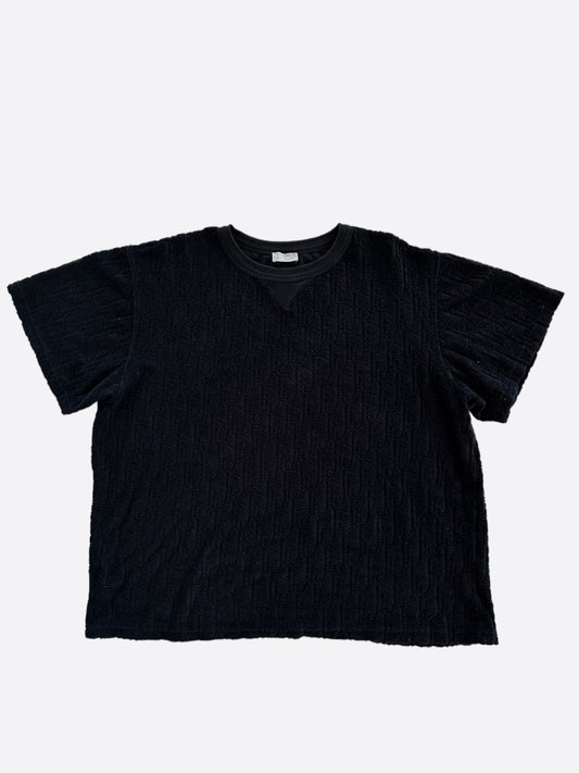 Dior Black Oblique Towel T-Shirt