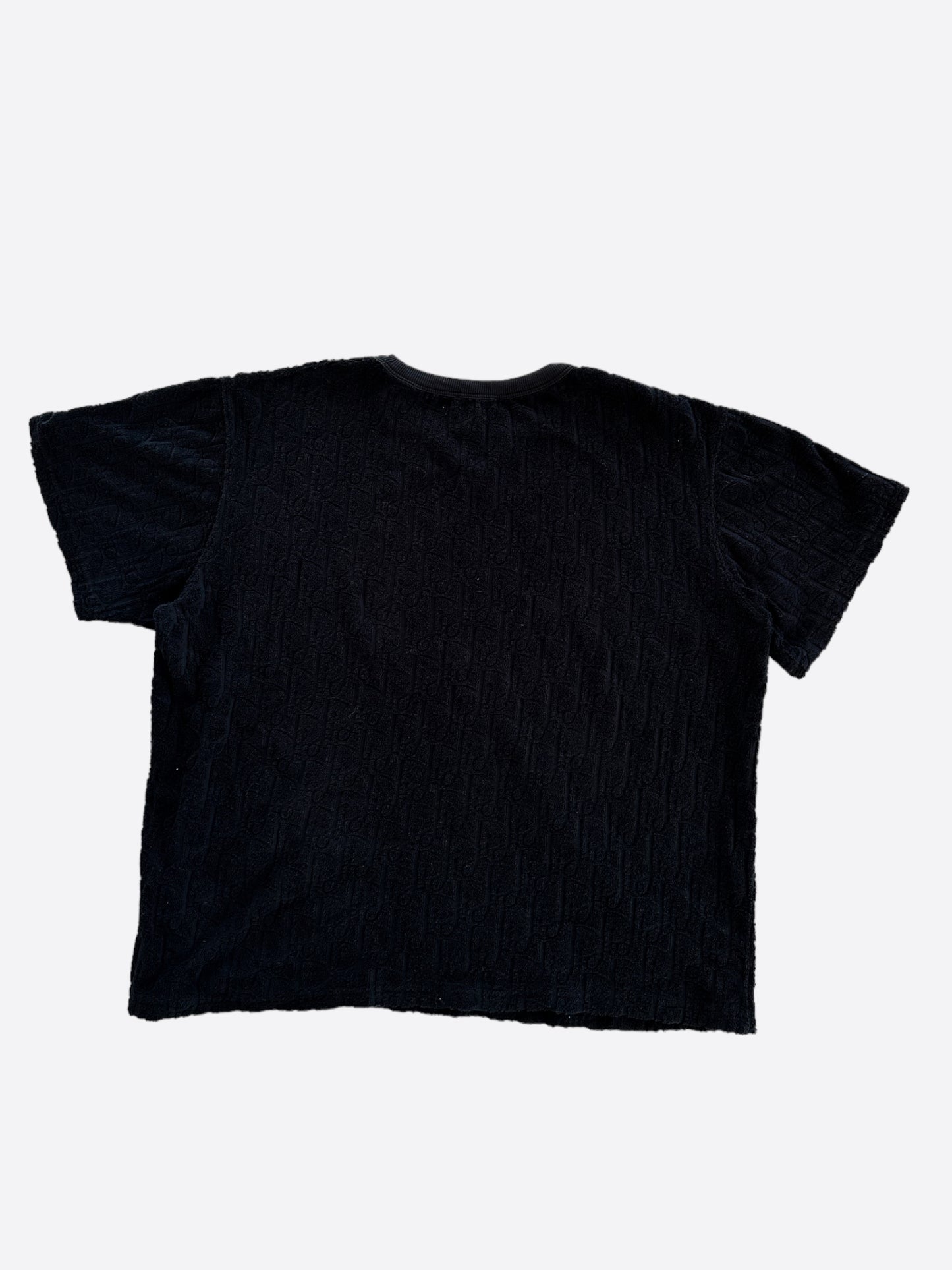 Dior Black Oblique Towel T-Shirt