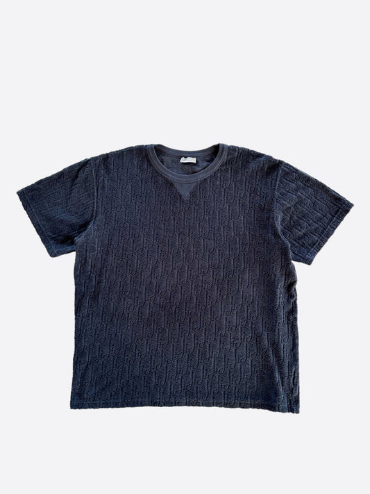 Dior Navy Oblique Towel T-Shirt