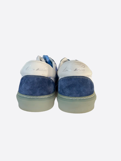 Louis Vuitton Blue Watercolor Monogram Ollie Sneakers