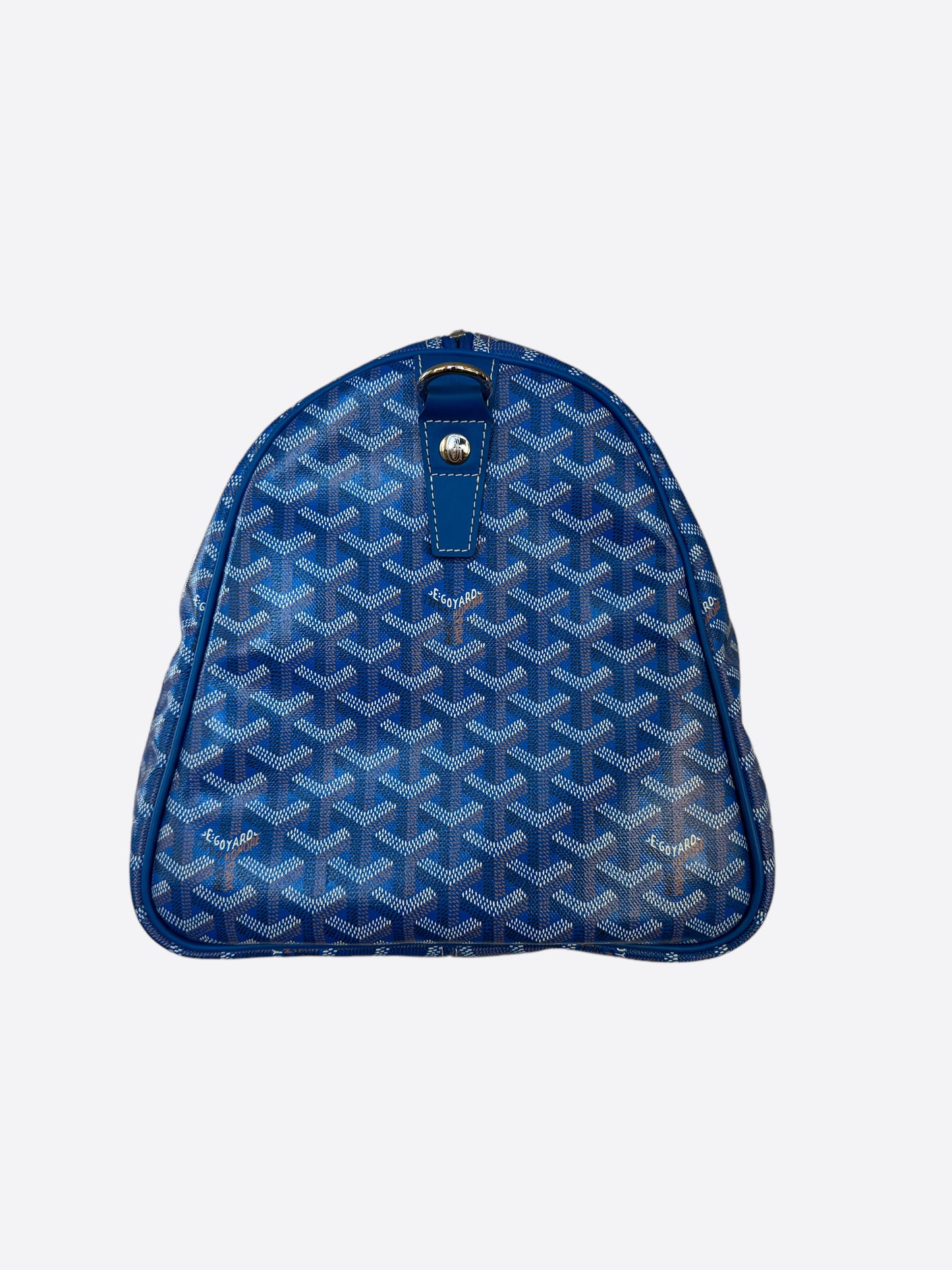 Goyard Blue Goyardine Boston 50 Duffle Bag – Savonches