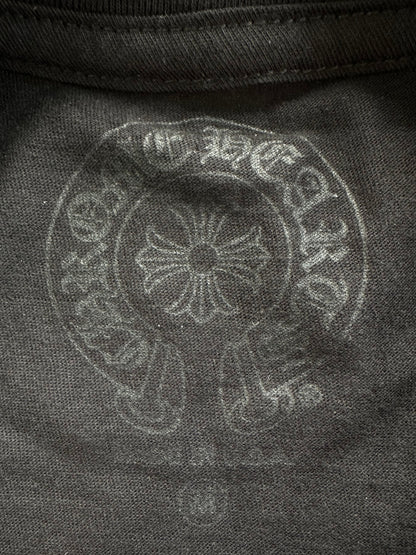Chrome Hearts Black & White Scroll Logo T-Shirt