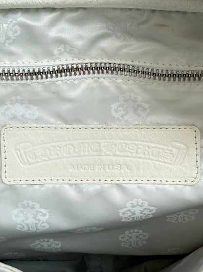 Chrome Hearts Green Leather Plus Cross Patch Bag