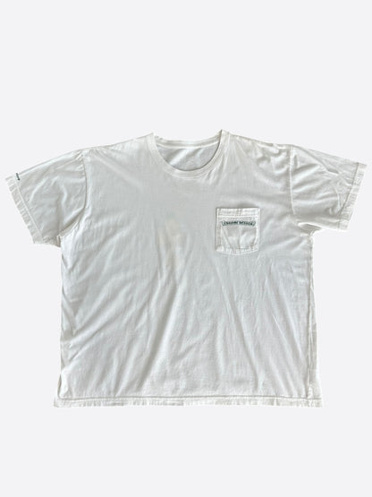 Chrome Hearts White & Green Cemetery Cross Logo T-Shirt