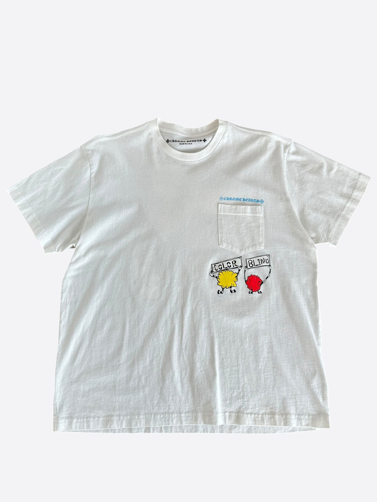 Chrome Hearts Matty Boy White Retro-Cycle Graphic T-Shirt