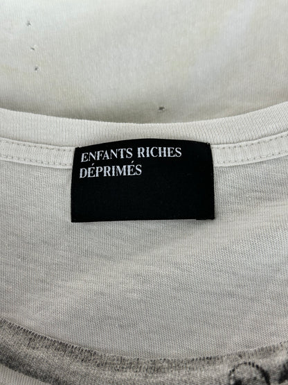 Enfants Riches Deprimes White & Black Destroyed Apartment T-Shirt