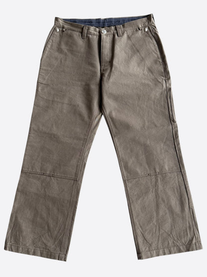 Chrome Hearts Brown & Black Cross Patch Carpenter Pants