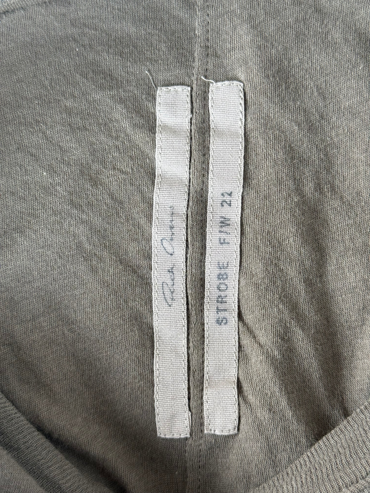 Rick Owens Brown Double T-Shirt