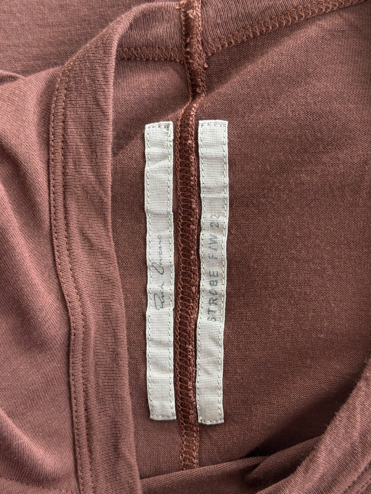 Rick Owens Burgundy Level T-Shirt