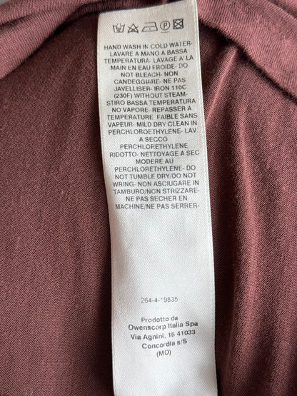 Rick Owens Burgundy Level T-Shirt