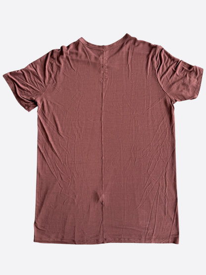 Rick Owens Burgundy Level T-Shirt