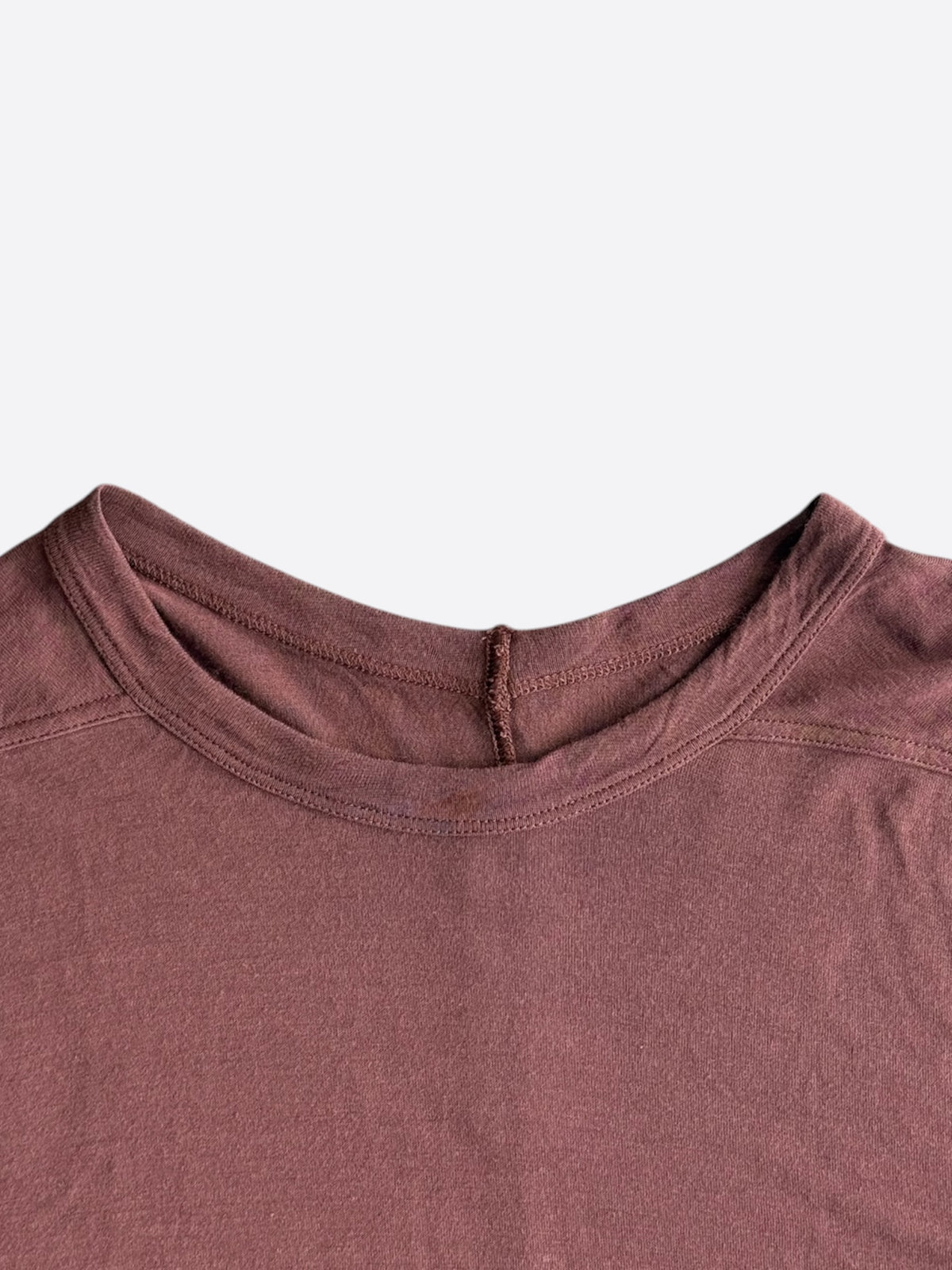 Rick Owens Burgundy Level T-Shirt