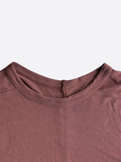 Rick Owens Burgundy Level T-Shirt