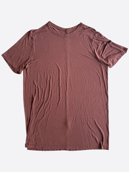 Rick Owens Burgundy Level T-Shirt