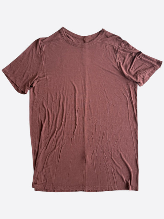 Rick Owens Burgundy Level T-Shirt