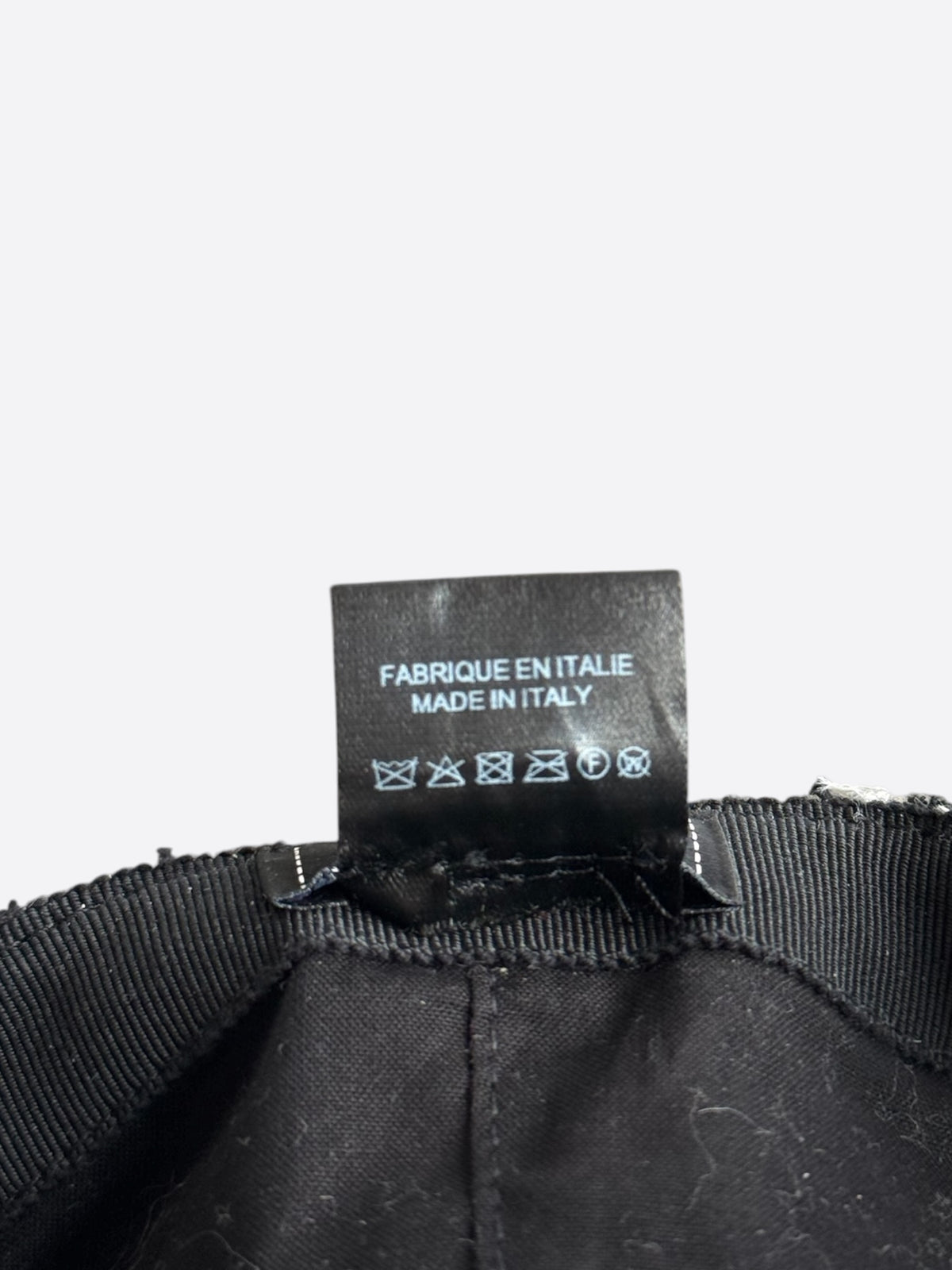 Chanel Black & White CC Tweed Baseball Hat