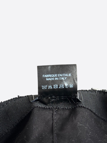 Chanel Black & White CC Tweed Baseball Hat