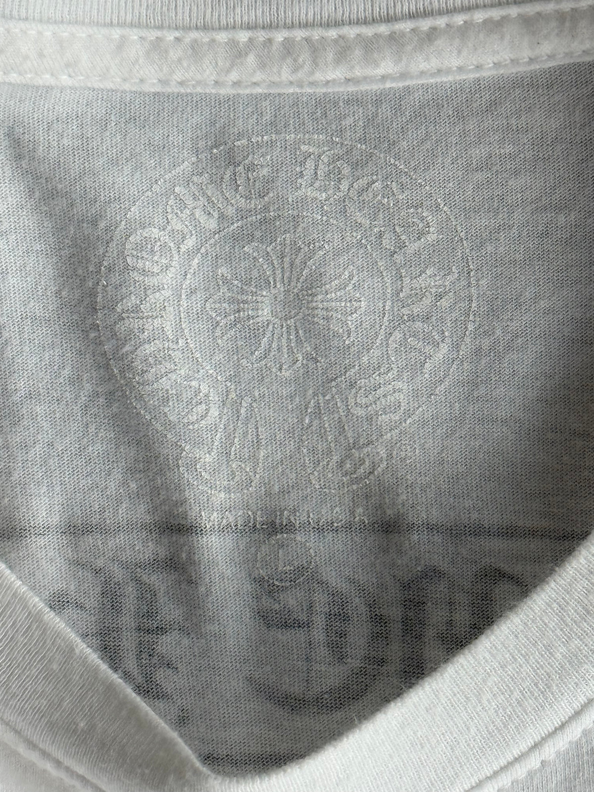 Chrome Hearts White Multicolor Cross T-Shirt