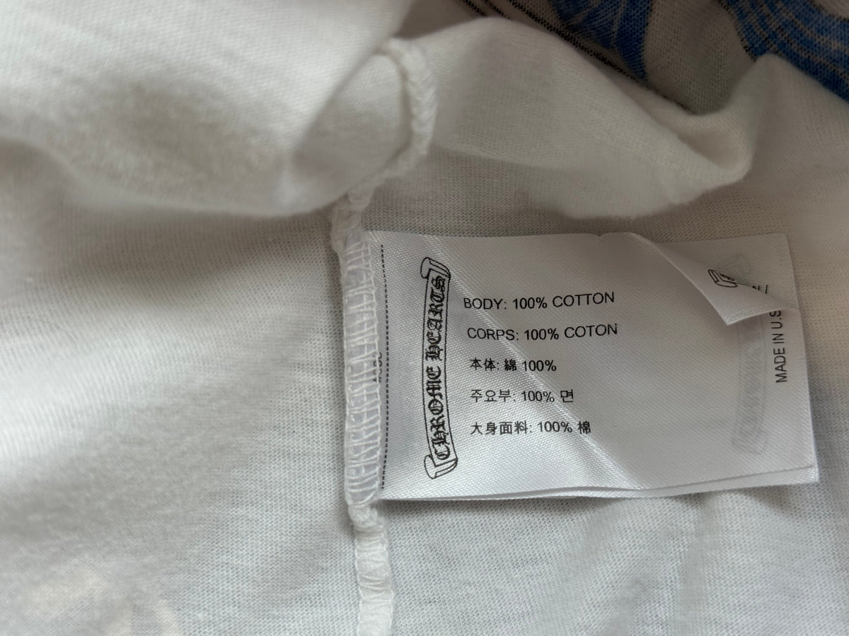 Chrome Hearts White Multicolor Cross T-Shirt