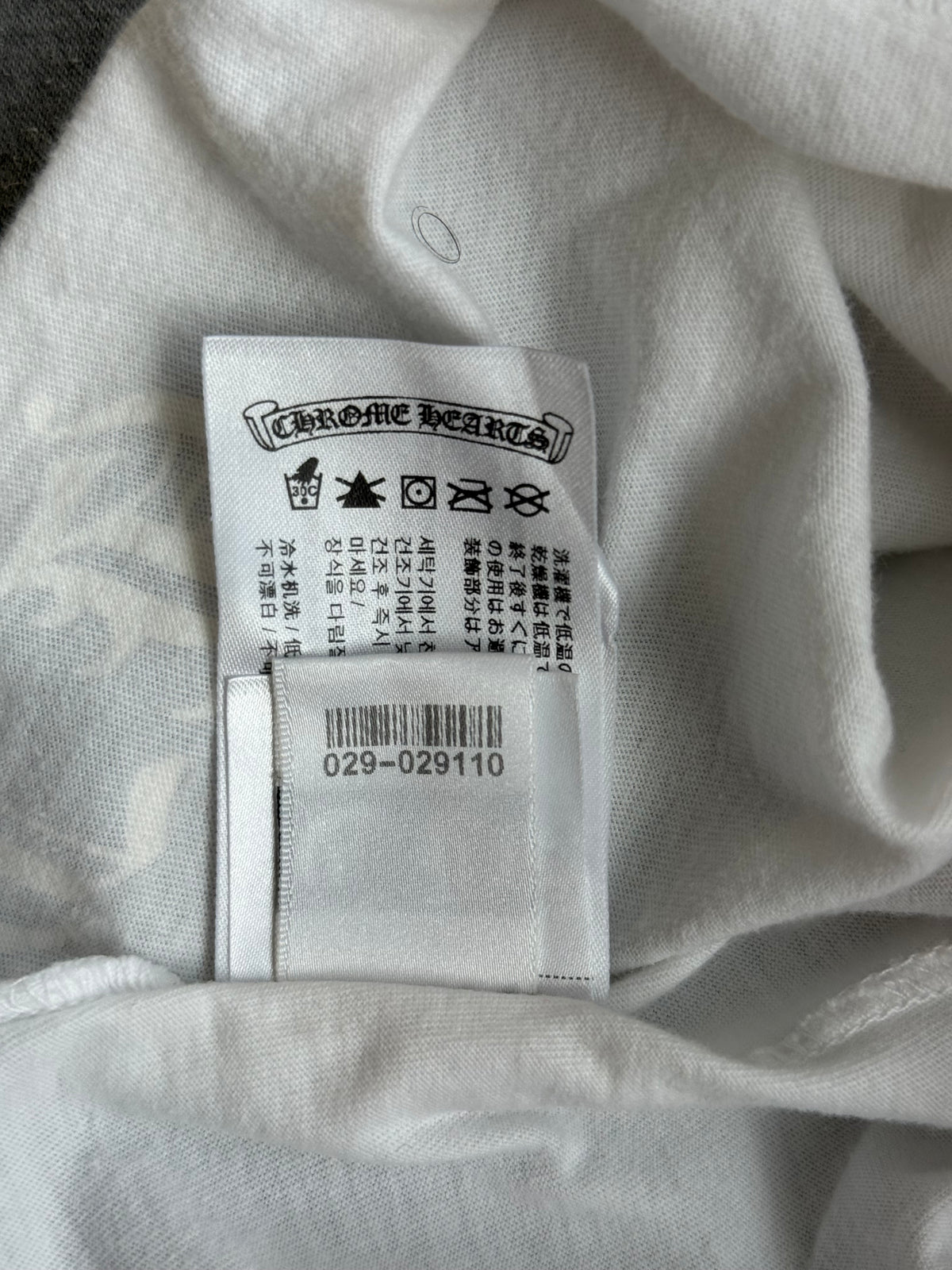 Chrome Hearts White Multicolor Cross T-Shirt