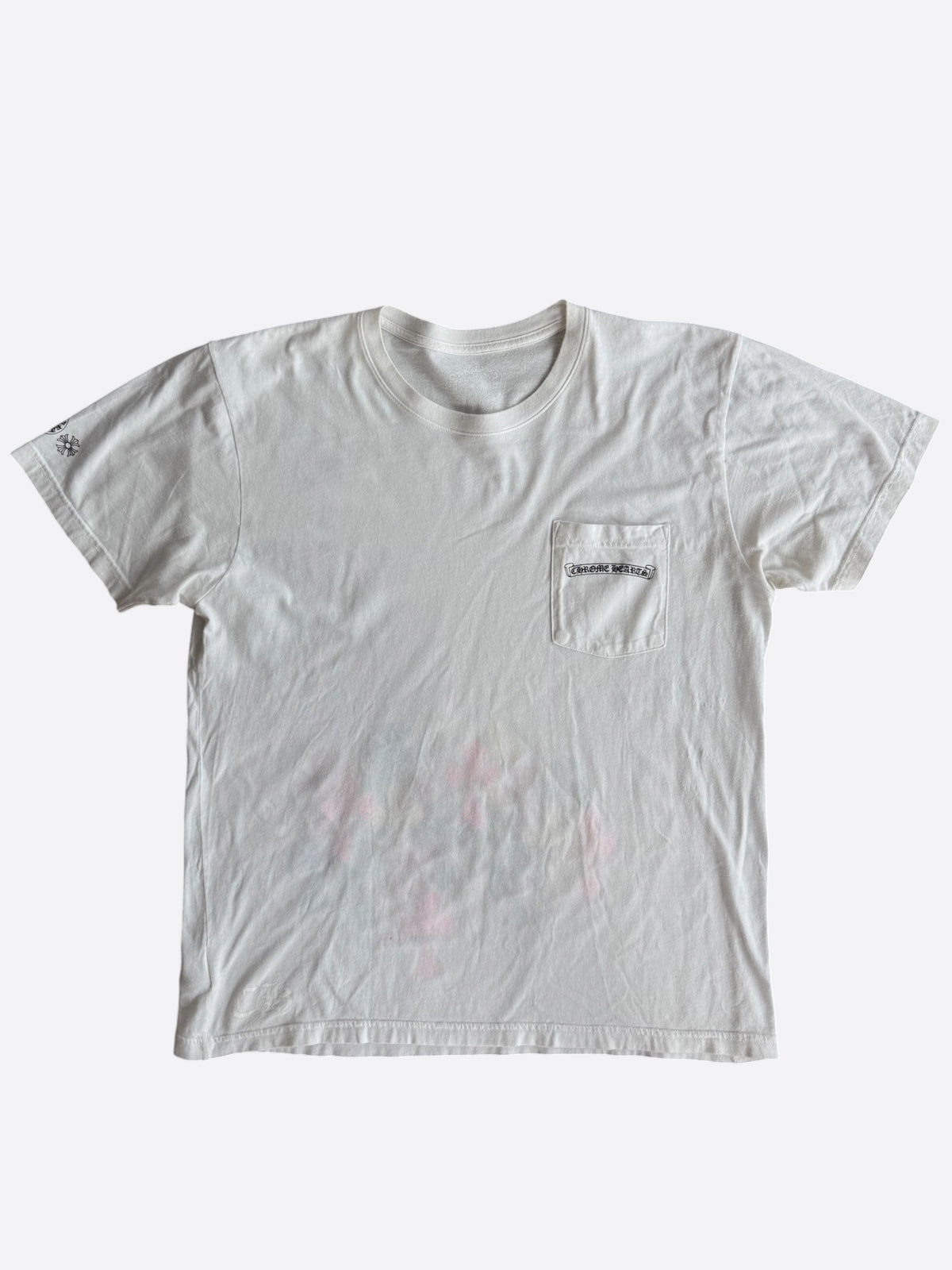 Chrome Hearts White Multicolor Cross T-Shirt
