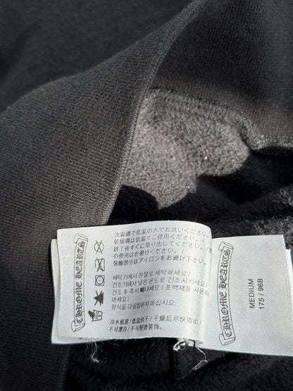 Chrome Hearts Black, White & Red Cross Logo Hoodie