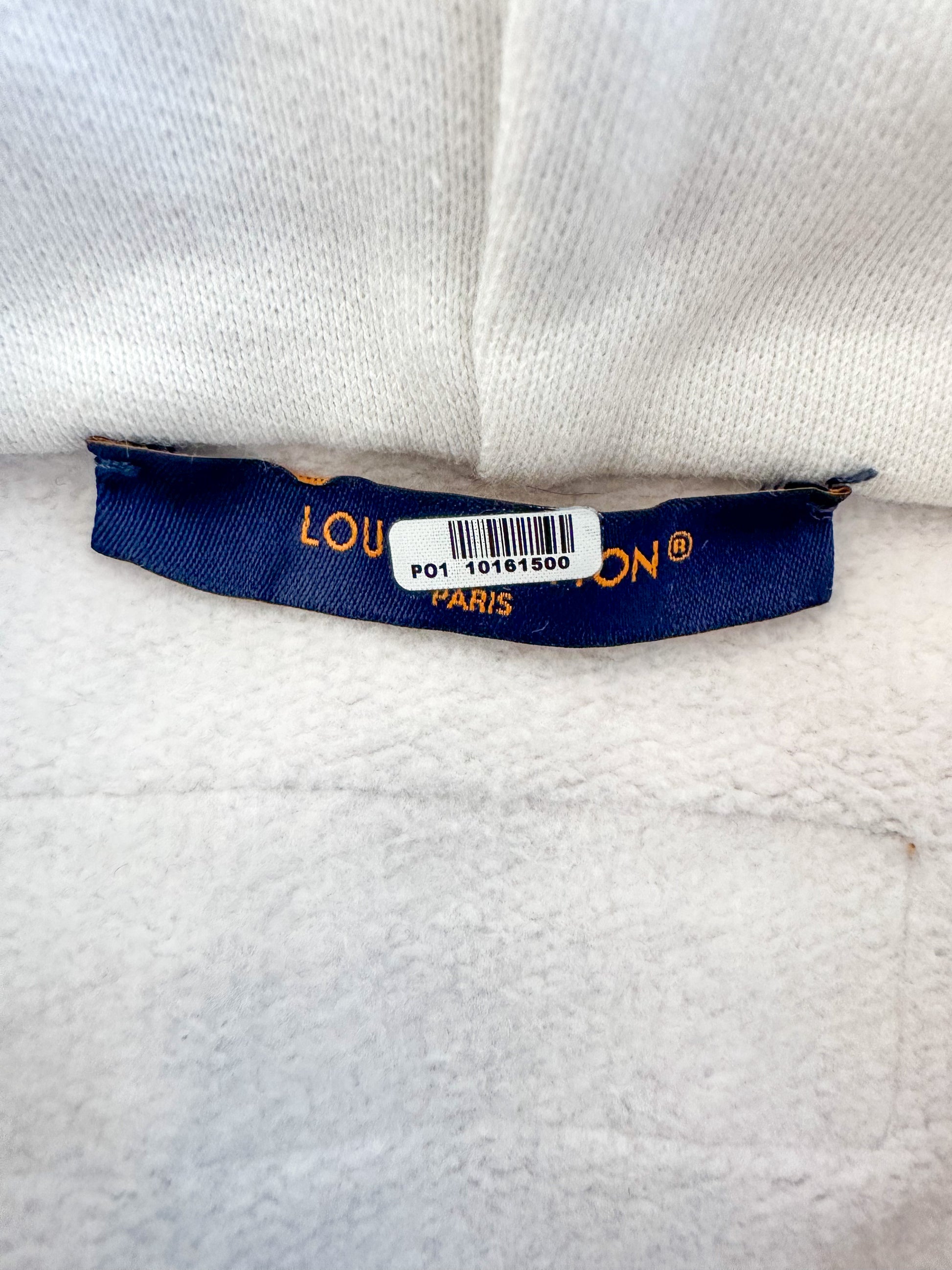 Louis Vuitton Brand Name Center White Monogram Hoodie - Tagotee
