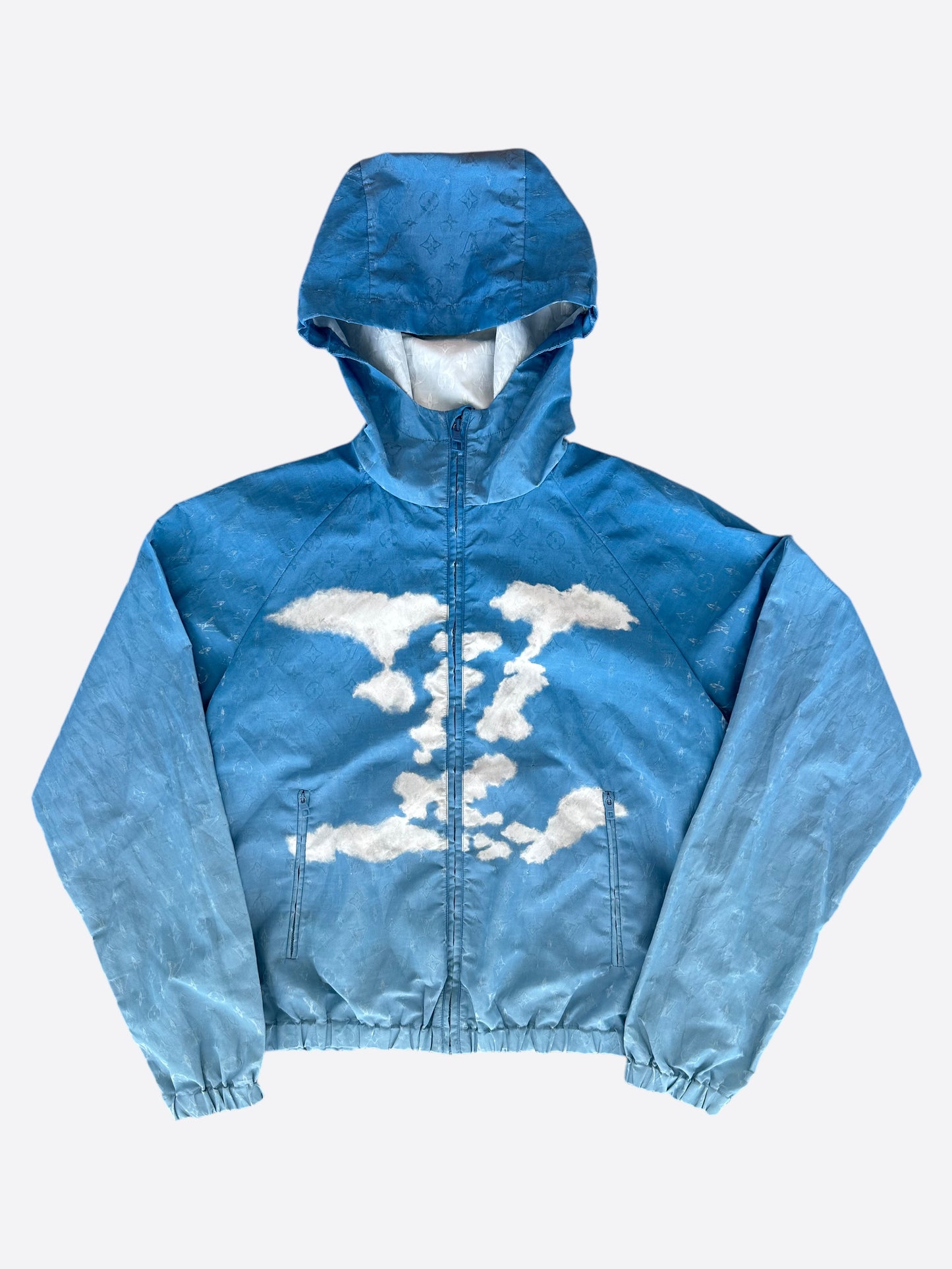 Louis Vuitton Blue Cloud Monogram Windbreaker