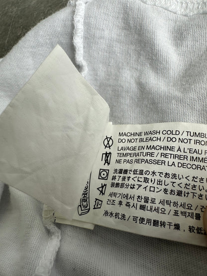 Chrome Hearts White Cemetary Cross Print Longsleeve T-Shirt