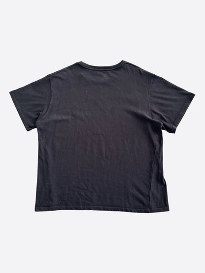 Dior Daniel Arsham Black & Blue Logo T-Shirt