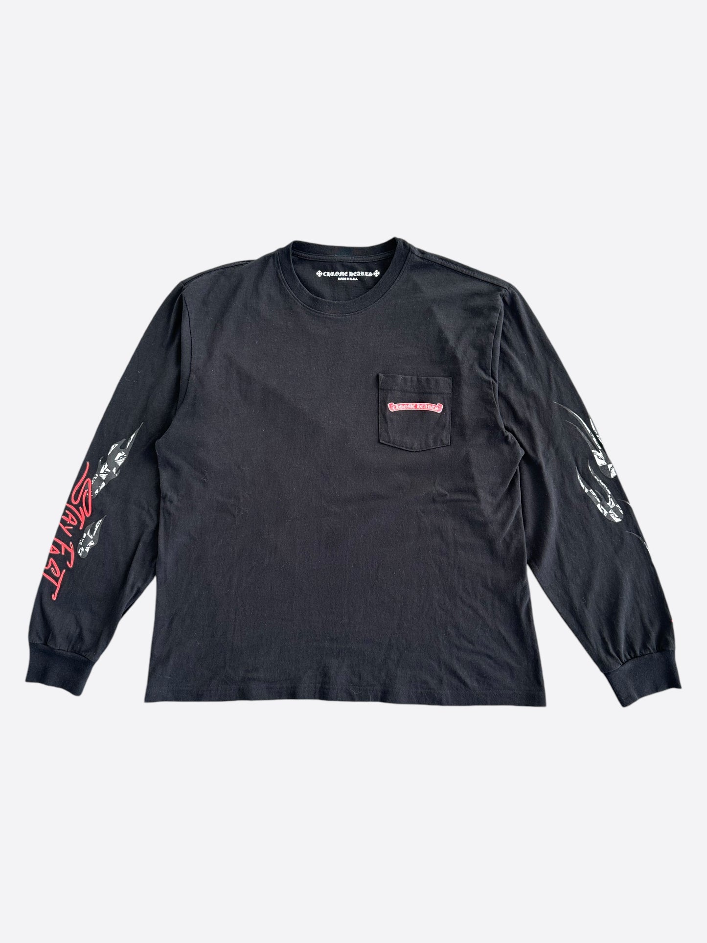 Chrome Hearts Matty Boy Black Stay Fast Longsleeve T-Shirt