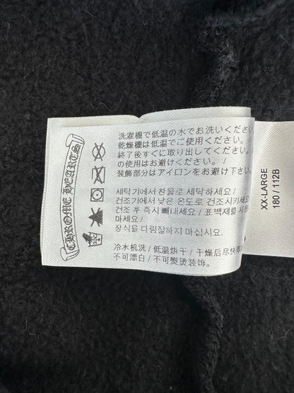 Chrome Hearts Black & White T-Bar Logo Hoodie