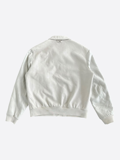 Louis Vuitton White Monogram Mix Leather Jacket