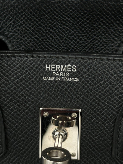 Hermes Black Epsom Birkin 25