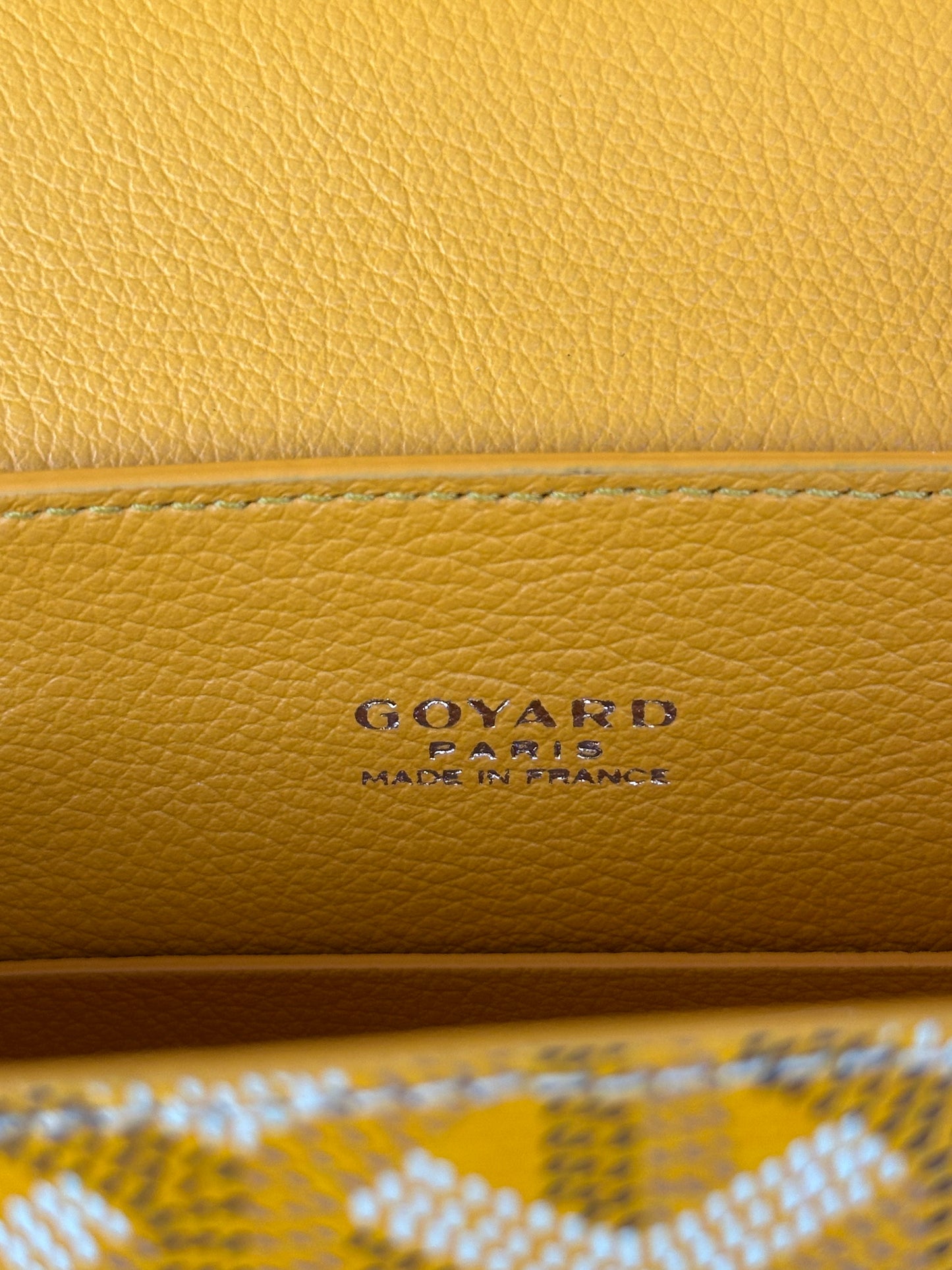 Goyard Yellow Mini Saigon