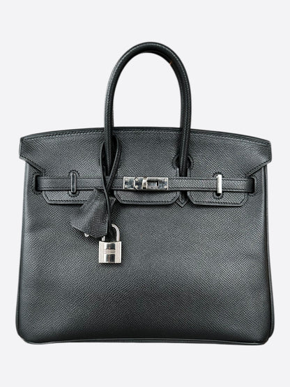 Hermes Black Epsom Birkin 25