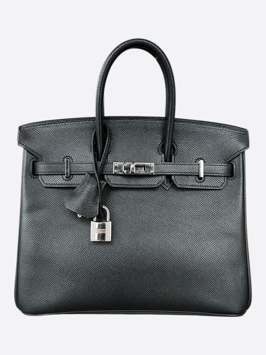 Hermes Black Epsom Birkin 25