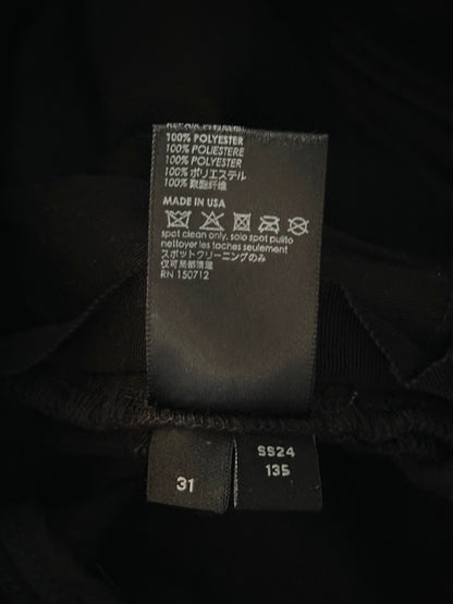 Amiri Black Travel Patch Repair Jeans