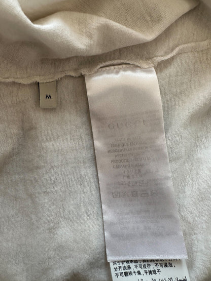 Gucci White Belt Logo T-Shirt