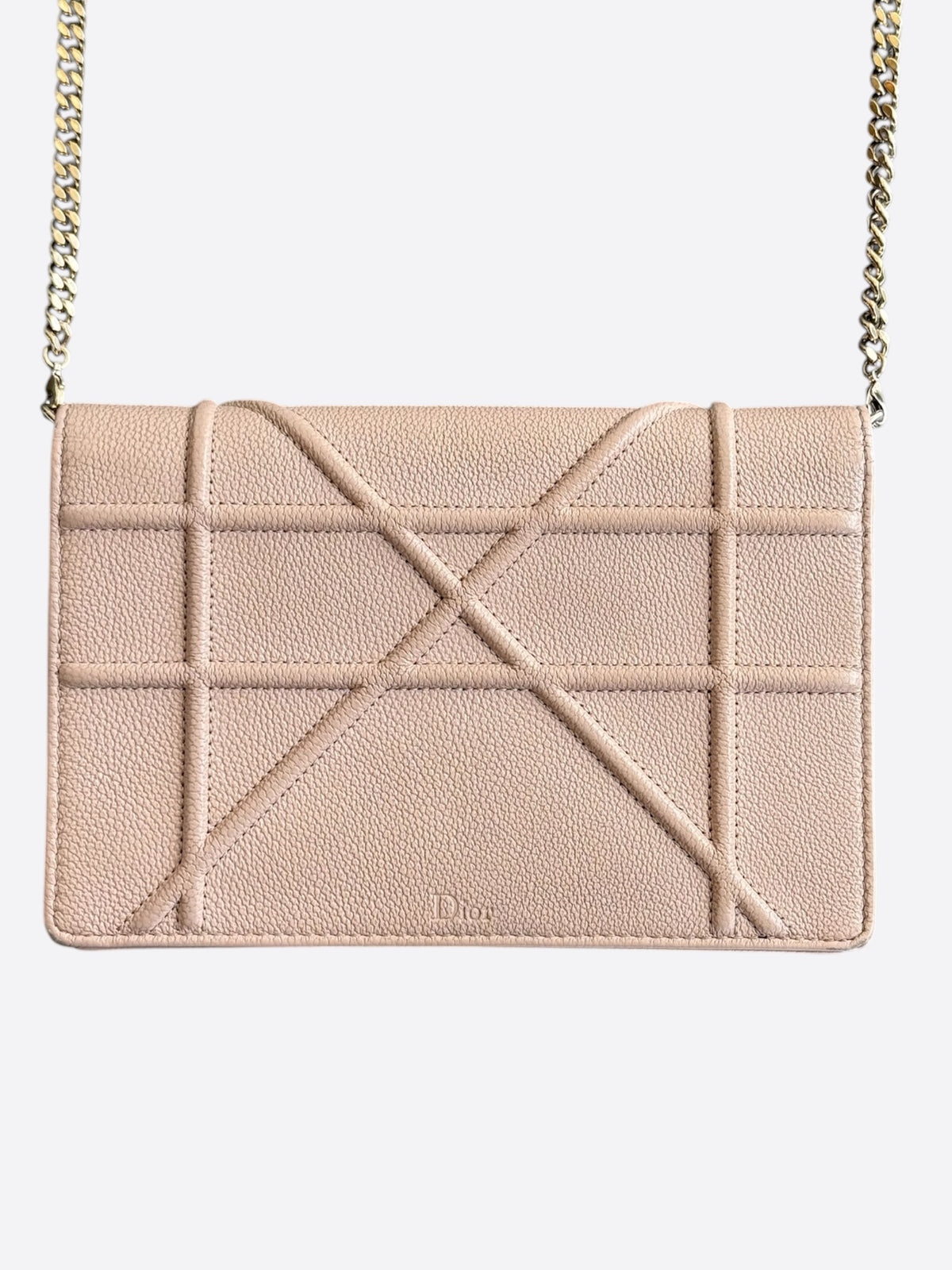 Dior Pink Diorama Wallet On Chain