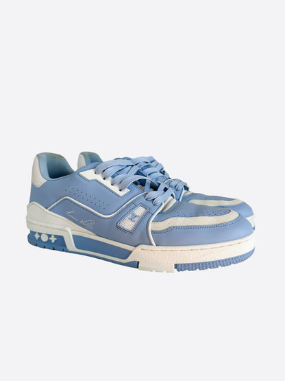 Louis Vuitton Blue & White Trainers