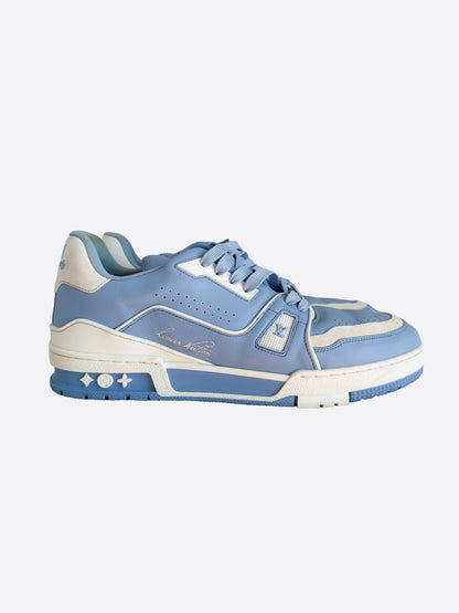 Louis Vuitton Blue & White Trainers