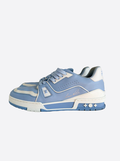 Louis Vuitton Blue & White Trainers